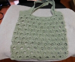 Crochet Market Bag - Sage